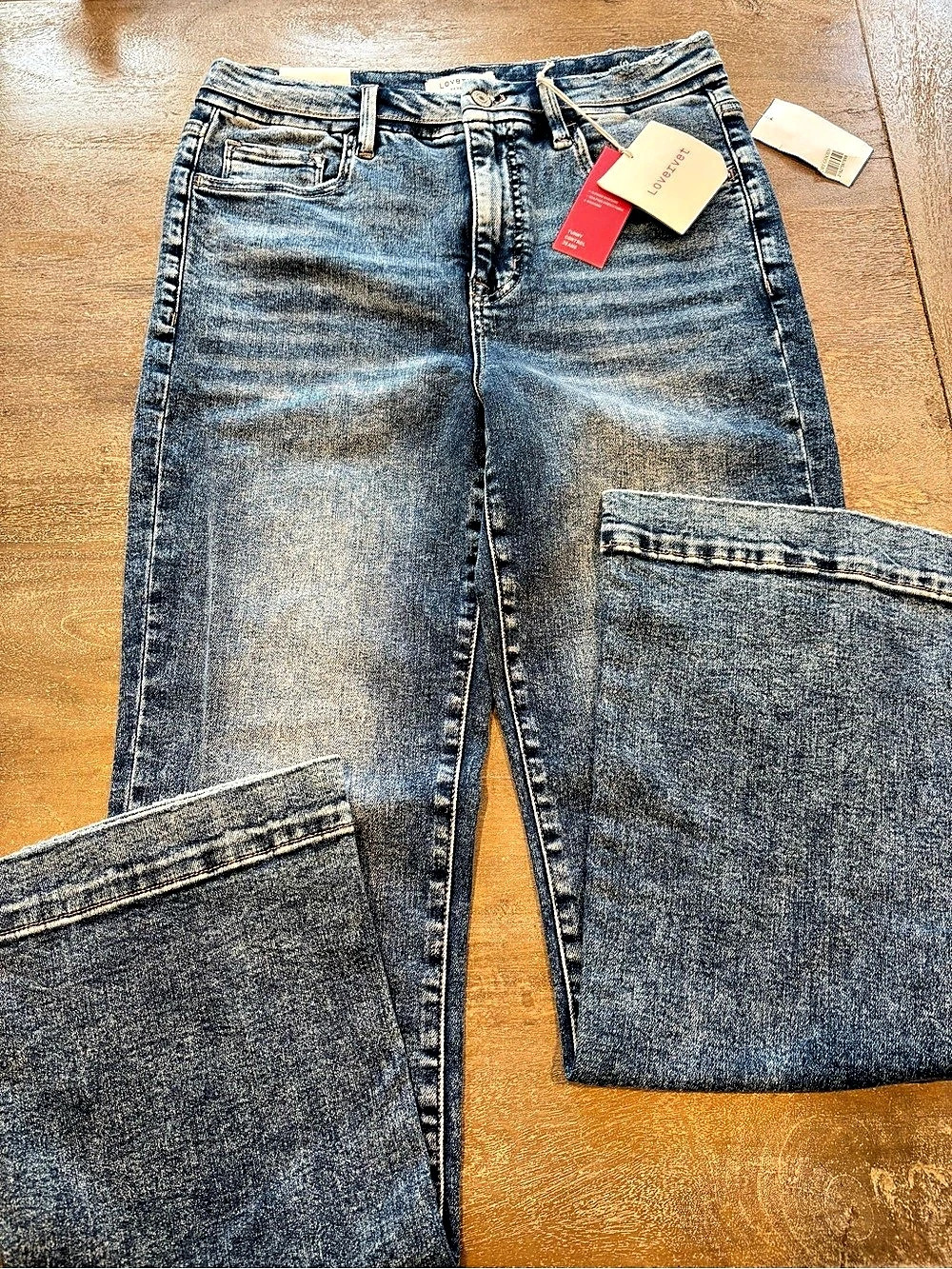Lovervet Tummy Control Jeans Skinny Jeans in Blue Waist 31/13 NWT